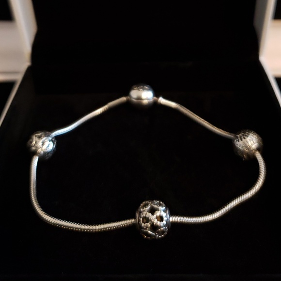 Pandora Essence Bracelet with Charms - Picture 2 of 4